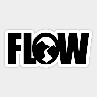 mountain flow Sticker